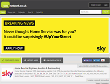 Tablet Screenshot of jobs4network.co.uk
